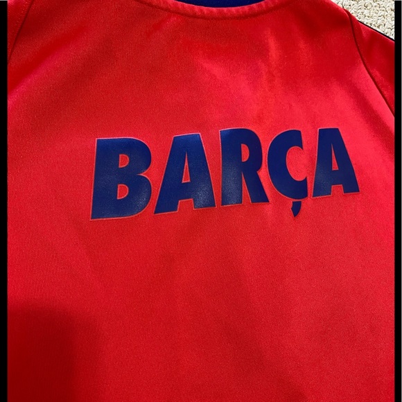 Nike Barcelona FC Track Jacket Youth XL / Women’s M/ Men’s Small Like New - Picture 6 of 8